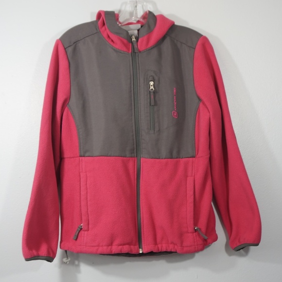 Free Country Pink and Gray Hooded Jacket Medium - Picture 7 of 8